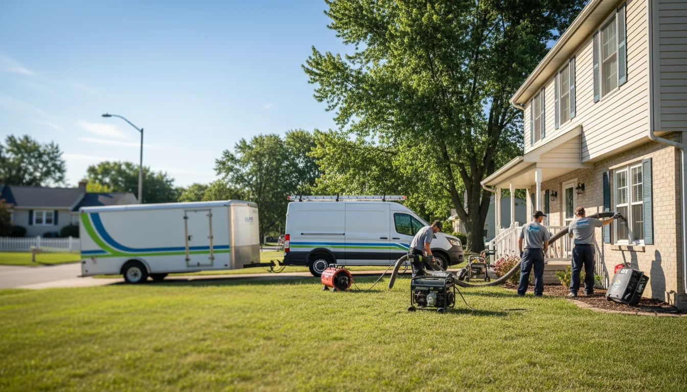 Flooded Basement Restoration And Cleanup With Repair in Piketon, OH near me